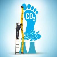 Carbon,Footprint,Concept,With,Pollution